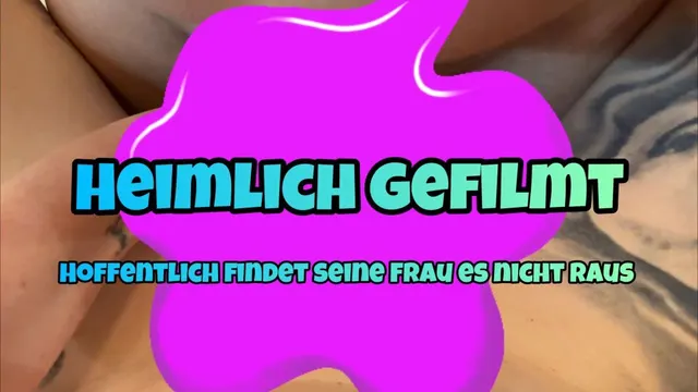 Heimlich gefilmtes Sextape mit einem verheirateten Mann