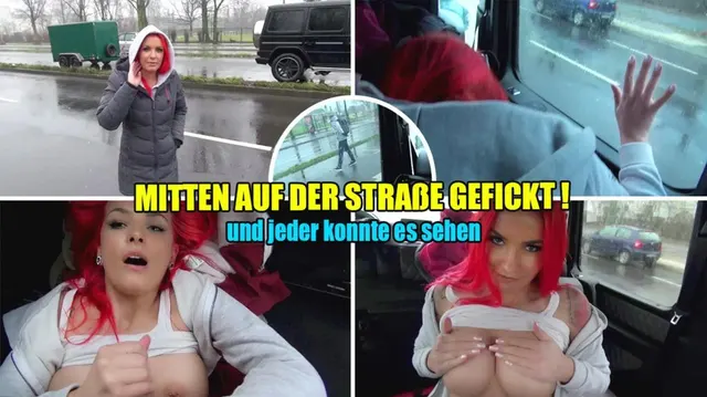 Auf der Straße gefickt - jeder sah uns
