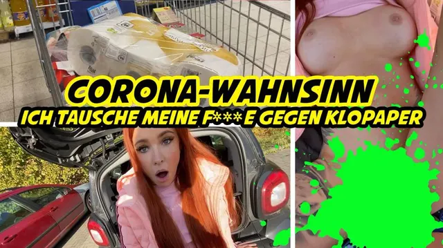 Corona-Wahnsinn, meine Fotze gegen Klopapier
