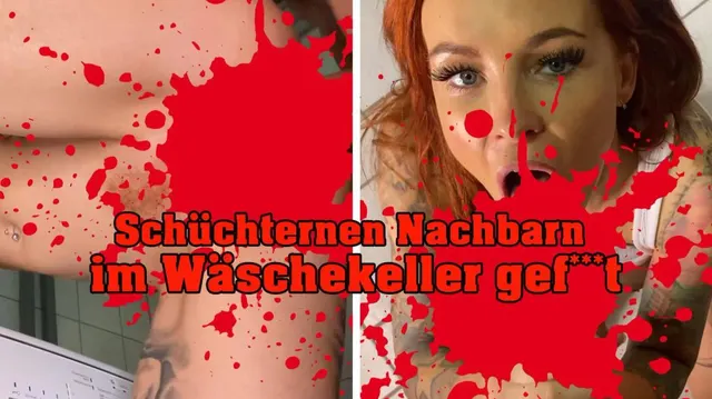 Nachbarn im Wäschekeller blank gefickt