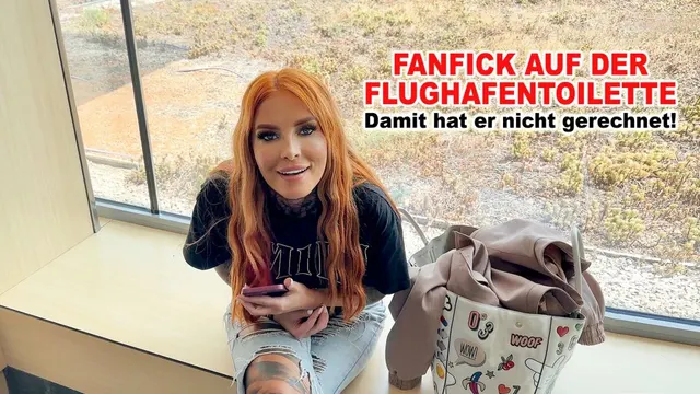 Überraschung auf der Flughafentoilette