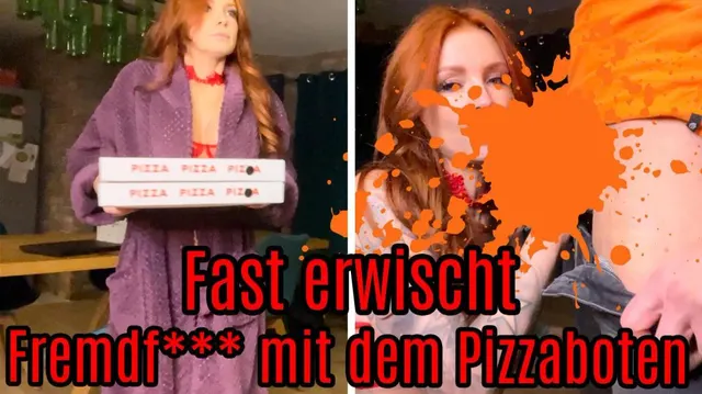 Blowjob und Fick vom Pizzaboten, Fast erwischt