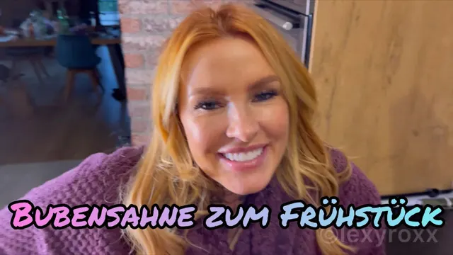 Ich lutsche deinen Schwanz zum Frühstück